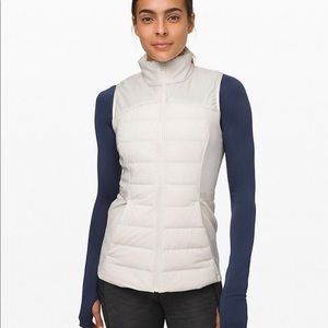 Lululemon down for it all vest ivory